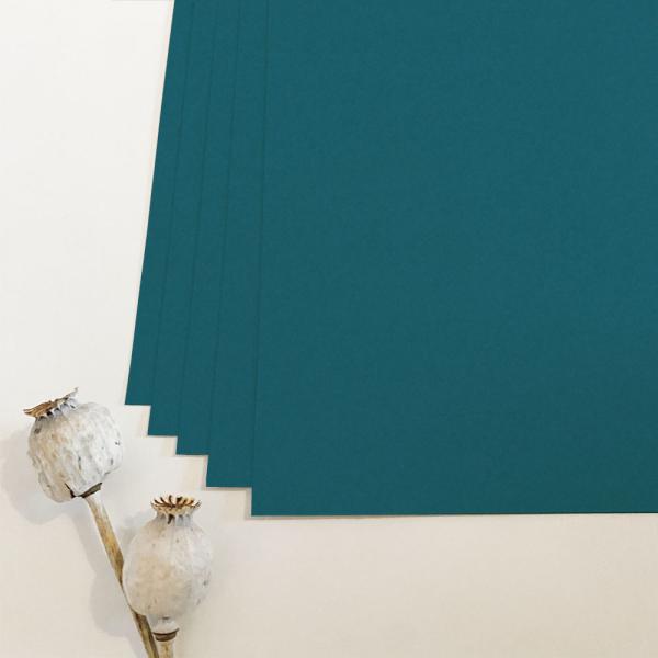 Cardstock "Premium" - Bastelpapier 225g/m² DIN A4 in tiefseeblau
